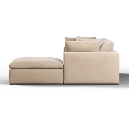 Ari three seater modular corner Sofa With Full Fabric Customisation
