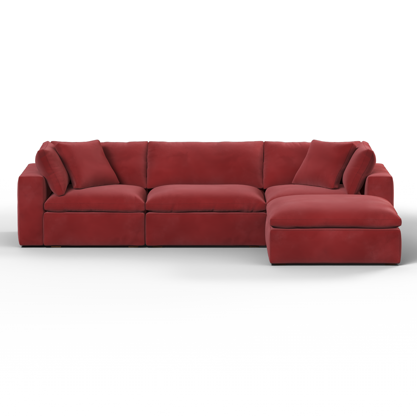 Ari three seater modular corner Sofa With Full Fabric Customisation