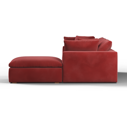 Ari three seater modular corner Sofa With Full Fabric Customisation