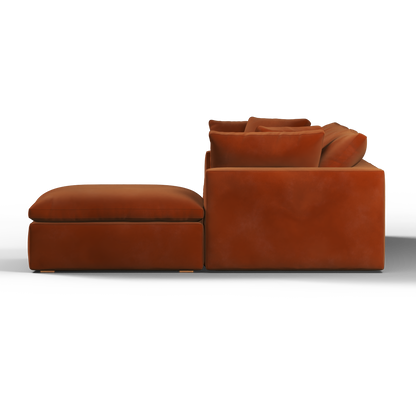 Ari three seater modular corner Sofa With Full Fabric Customisation