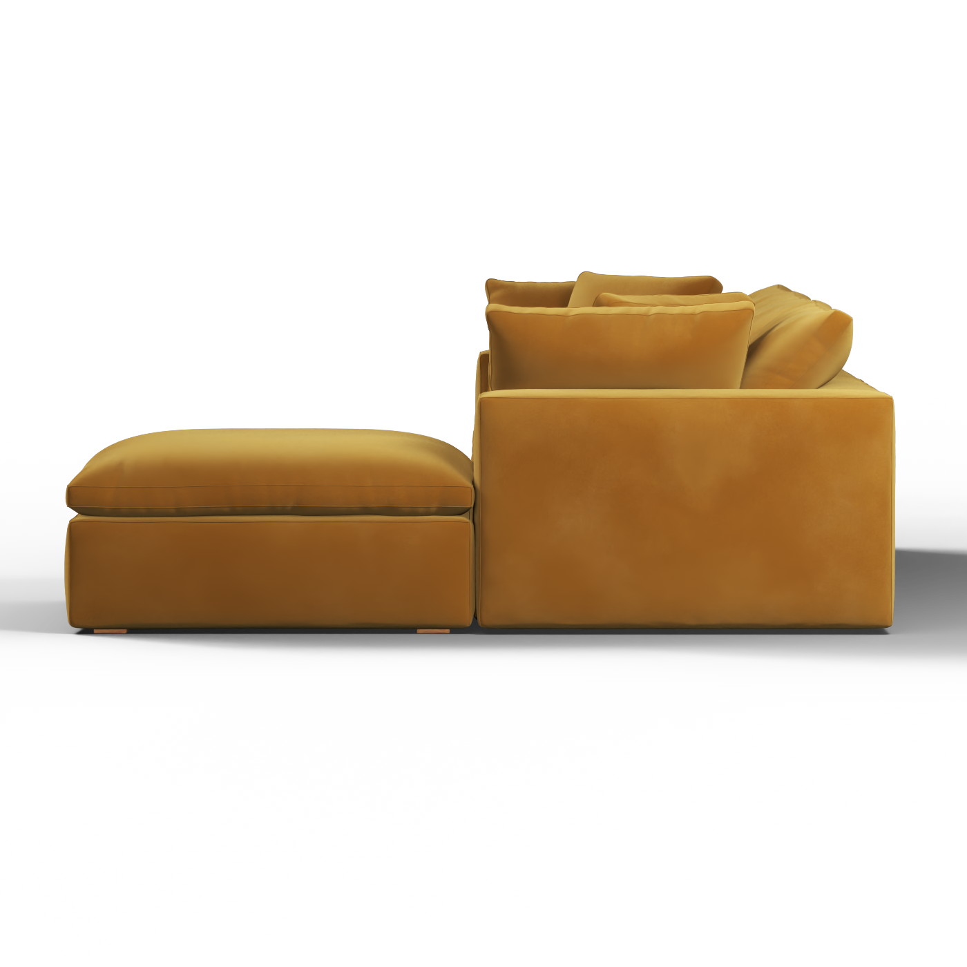 Ari three seater modular corner Sofa With Full Fabric Customisation
