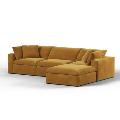 Ari three seater modular corner Sofa With Full Fabric Customisation