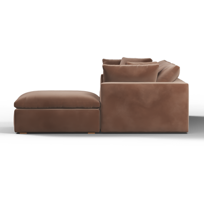 Ari three seater modular corner Sofa With Full Fabric Customisation