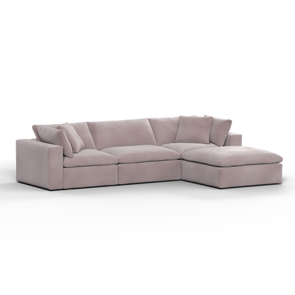 Ari three seater modular corner Sofa With Full Fabric Customisation