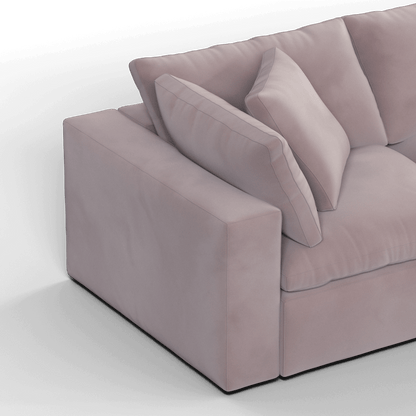 Ari three seater modular corner Sofa With Full Fabric Customisation
