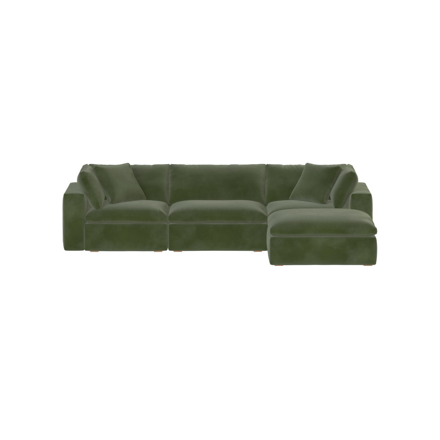 Ari three seater modular corner Sofa With Full Fabric Customisation
