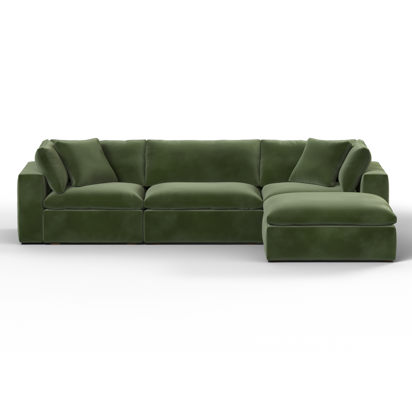 Ari three seater modular corner Sofa With Full Fabric Customisation