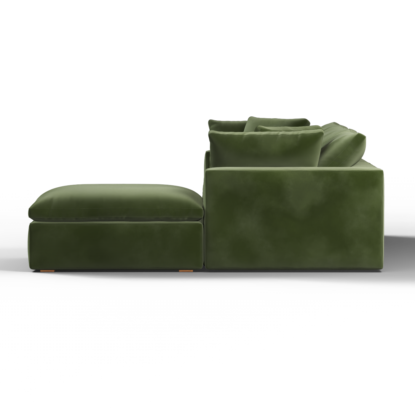Ari three seater modular corner Sofa With Full Fabric Customisation