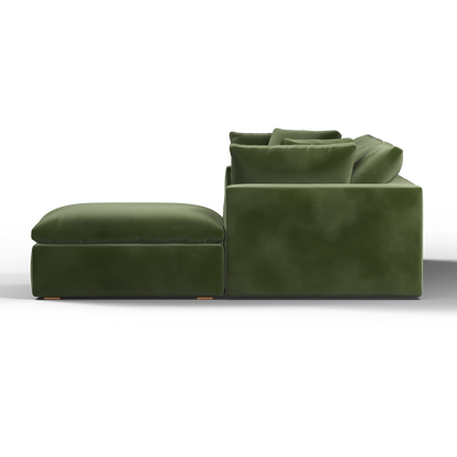 Ari three seater modular corner Sofa With Full Fabric Customisation