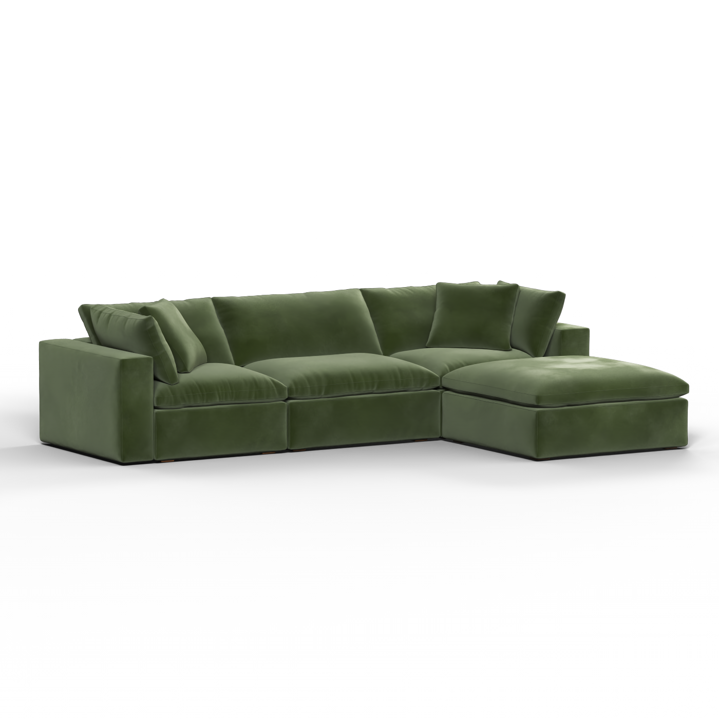 Ari three seater modular corner Sofa With Full Fabric Customisation