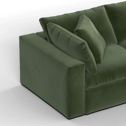 Ari three seater modular corner Sofa With Full Fabric Customisation
