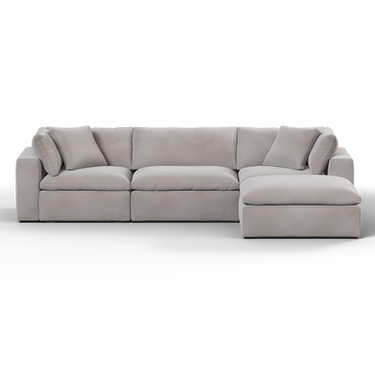 Ari three seater modular corner Sofa With Full Fabric Customisation