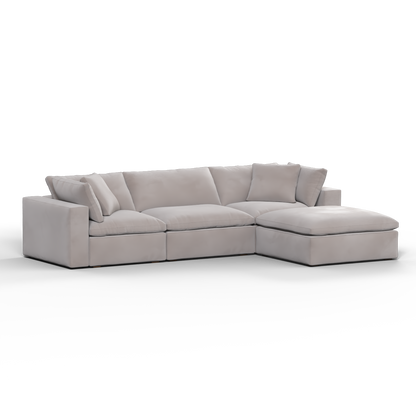 Ari three seater modular corner Sofa With Full Fabric Customisation
