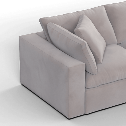 Ari three seater modular corner Sofa With Full Fabric Customisation