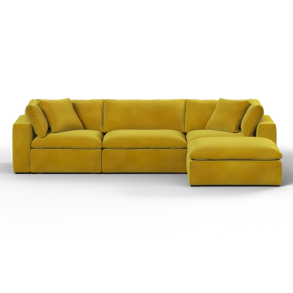 Ari three seater modular corner Sofa With Full Fabric Customisation