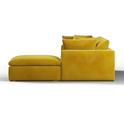 Ari three seater modular corner Sofa With Full Fabric Customisation