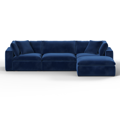 Ari three seater modular corner Sofa With Full Fabric Customisation