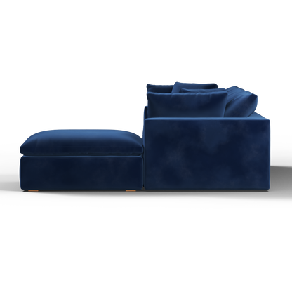 Ari three seater modular corner Sofa With Full Fabric Customisation