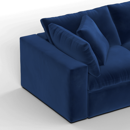 Ari three seater modular corner Sofa With Full Fabric Customisation