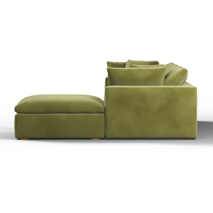 Ari three seater modular corner Sofa With Full Fabric Customisation