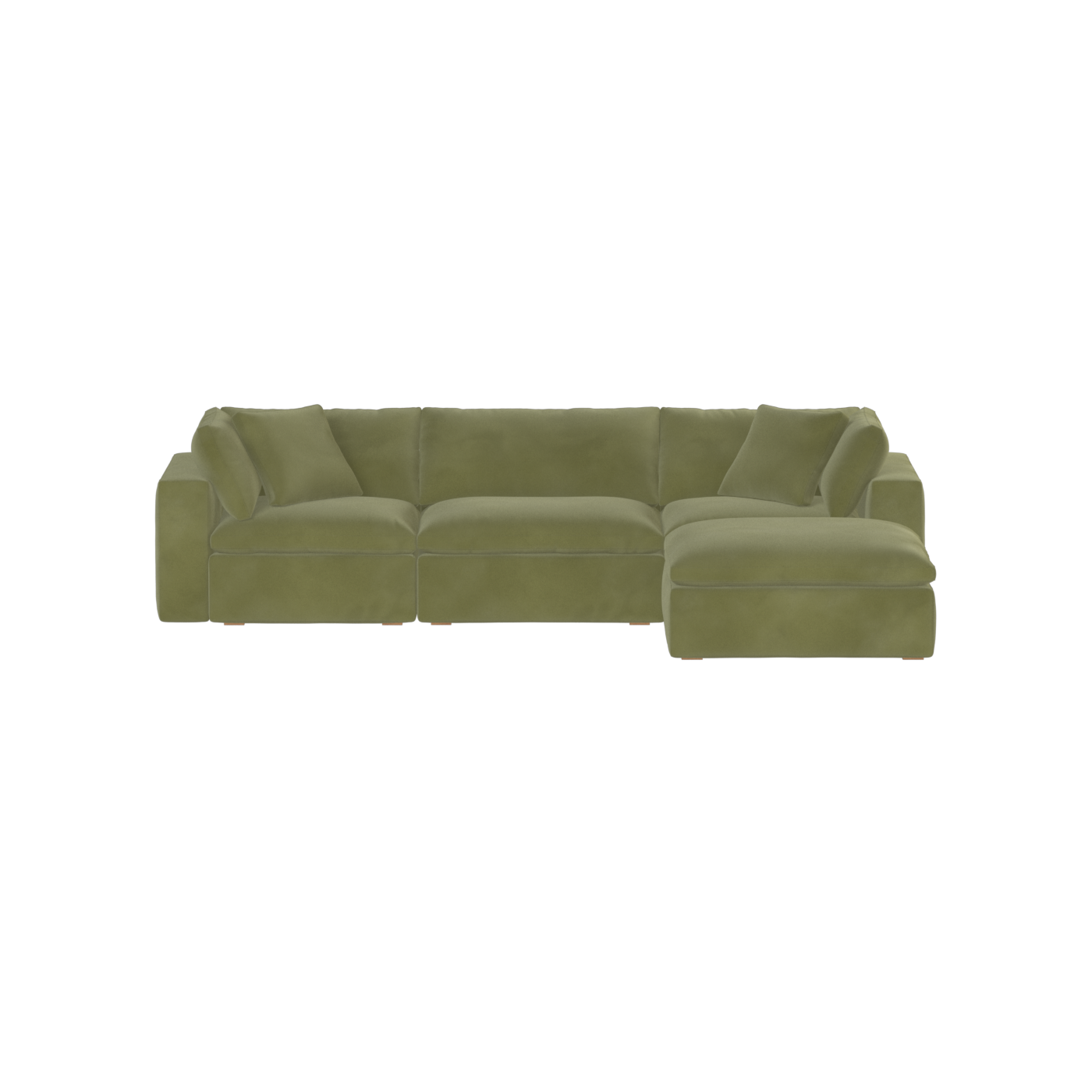 Ari three seater modular corner Sofa With Full Fabric Customisation