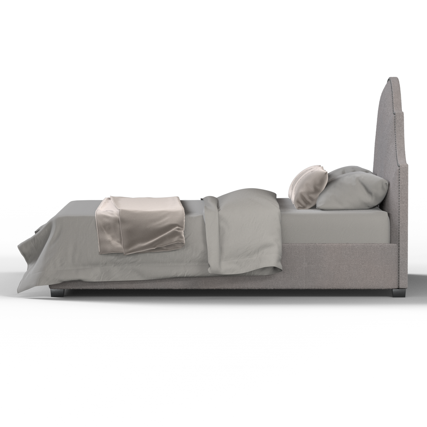 Ariana Double Bed with Elegant Headboard