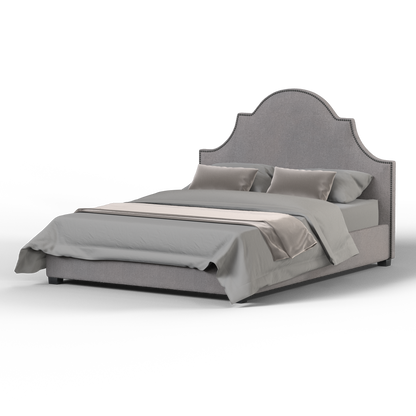 Ariana Double Bed with Elegant Headboard