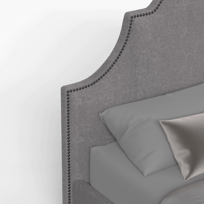 Ariana Double Bed with Elegant Headboard