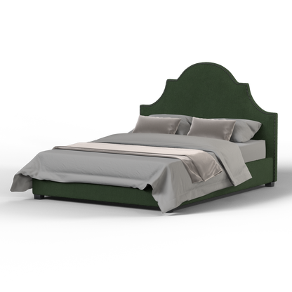 Ariana Double Bed with Elegant Headboard