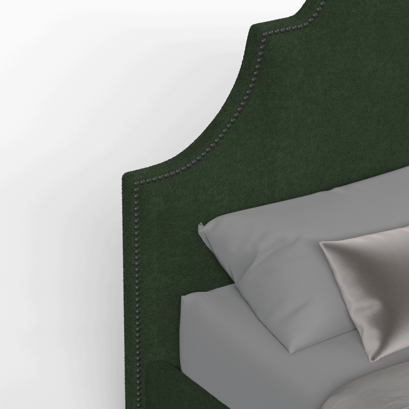 Ariana Double Bed with Elegant Headboard