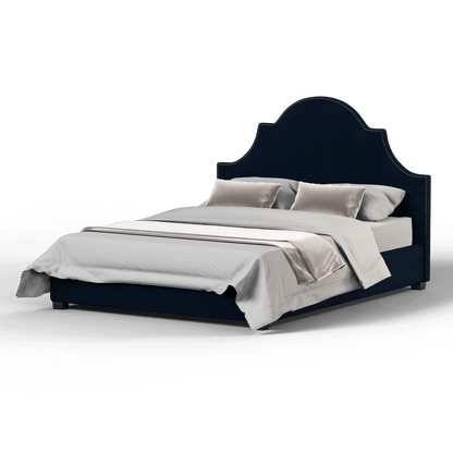 Ariana Double Bed with Elegant Headboard