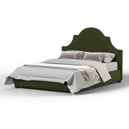 Ariana Double Bed with Elegant Headboard