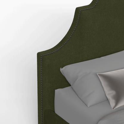 Ariana Double Bed with Elegant Headboard