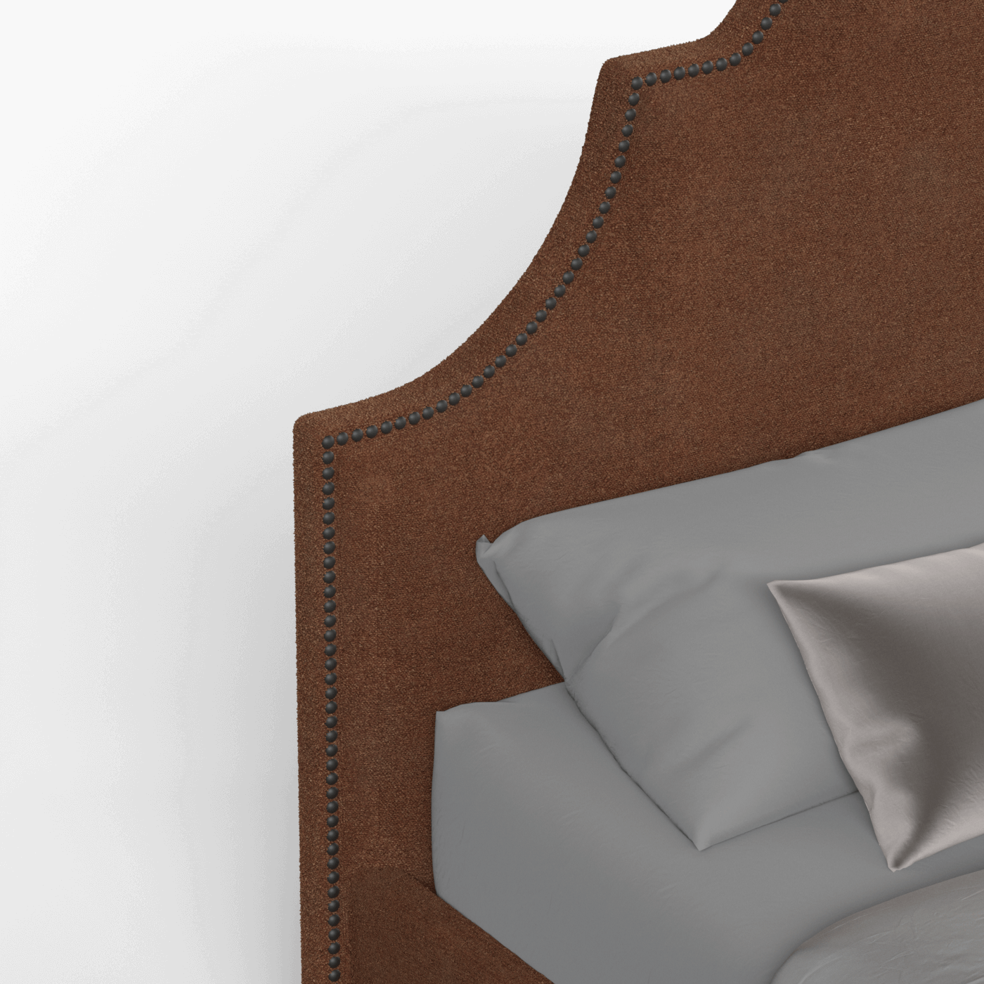 Ariana Double Bed with Elegant Headboard