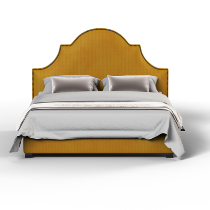 Ariana Double Bed with Elegant Headboard