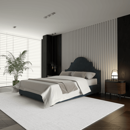 Ariana Double Bed with Elegant Headboard