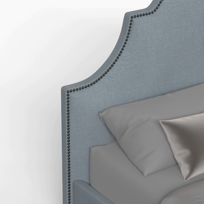 Ariana Double Bed with Elegant Headboard