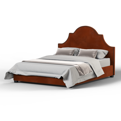 Ariana Double Bed with Elegant Headboard