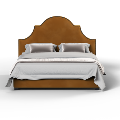Ariana Double Bed with Elegant Headboard