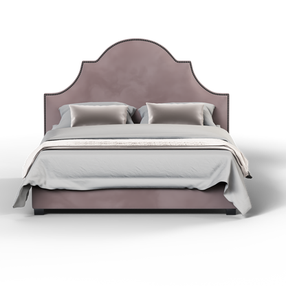 Ariana Double Bed with Elegant Headboard