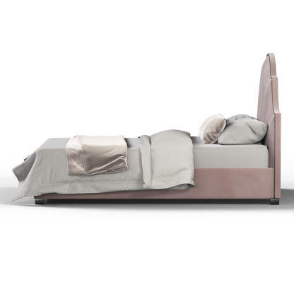 Ariana Double Bed with Elegant Headboard