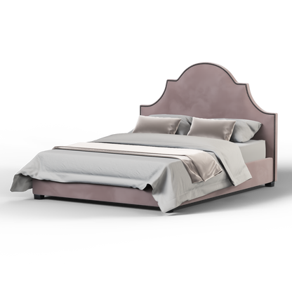 Ariana Double Bed with Elegant Headboard