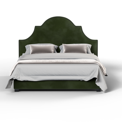 Ariana Double Bed with Elegant Headboard