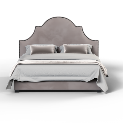 Ariana Double Bed with Elegant Headboard