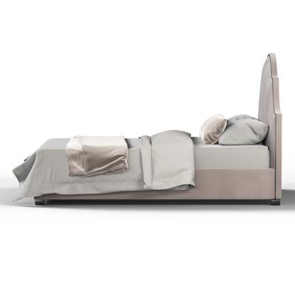Ariana Double Bed with Elegant Headboard