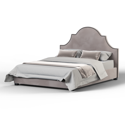 Ariana Double Bed with Elegant Headboard