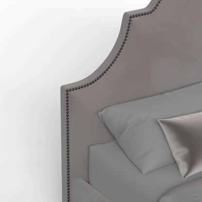 Ariana Double Bed with Elegant Headboard