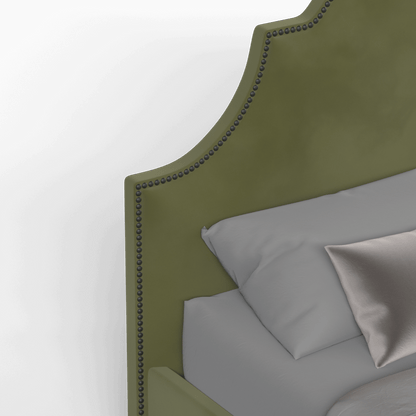Ariana Double Bed with Elegant Headboard