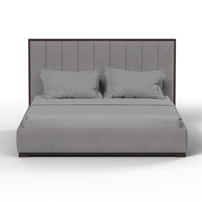 Ava Bed with Framed Vertical Headboard Panels