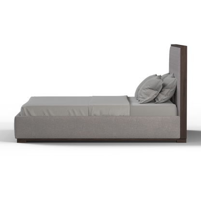 Ava Bed with Framed Vertical Headboard Panels